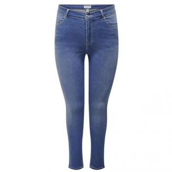 ONLY CARMAKOMA Damen Jeans Caraugusta Hohe Taille Skinny Fit