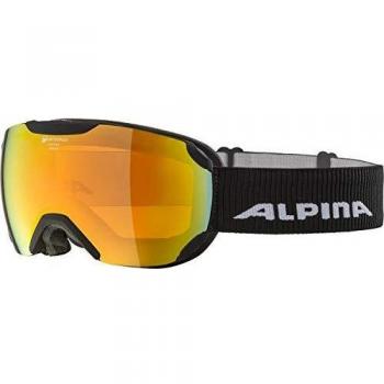Alpina Pheos Small Quattroflex MM Skibrille (835 black matt, Scheibe: QUATTROFLEX MIRROR red (S2))