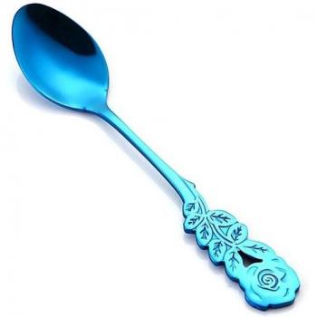 7-Color Stainless Steel Tea Spoon