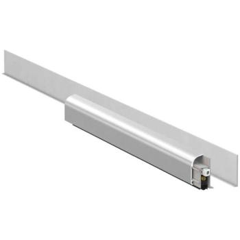 MENGUAL Burlete de Puerta Cristal 63 a 73 Cts Plata