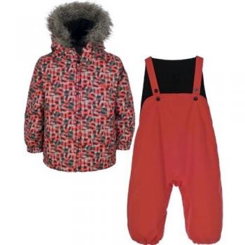Trespass Kids Poppet Winterkleid – gepolstert, wasserdicht, Feuer‑Kamo, 6/12