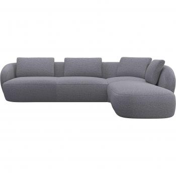 Modernes Ecksofa Torino mit Ottomane von FLEXLUX