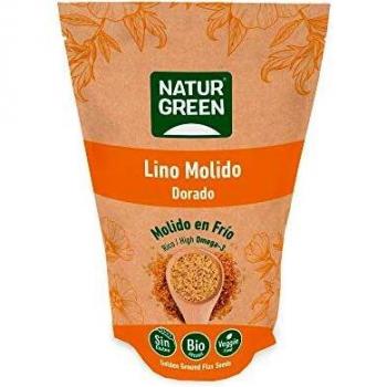Conjunto com 5 Sementes de Linho Douradas Orgânicas Moídas 150 g