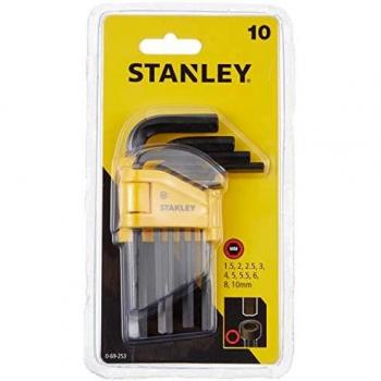 STANLEY® STA069253 10-Piece Metric Hexagon Key Set