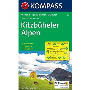 Kitzbüheler Alpen: Wandern / Rad / Skitouren. Mit Panorama. GPS-genau. 1:50.000