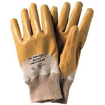 GUANTI NITRILE GIALLO C/POL.TG. 8 PZ