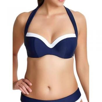 Shorttop Bandeau Armature ANYA CRUISE Bleu Noir