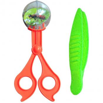 2Pcs/Set Kids Insect Catching Clamp and Tweezers