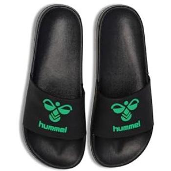 Essential Black Slides by Hummel – Jelly Bean UK 7.5 for Men