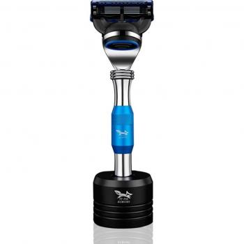 Five‑Blade Safety Razor in Black