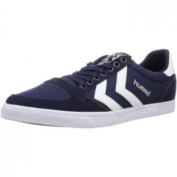 Hummel Slimmer Stadil Low Sneakers, Dress Blue/White, Size 41