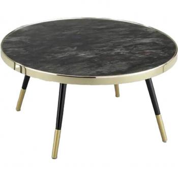 Mesa de Centro Fíjalo Acero Cristal 82,5 x 82,5 x 40 cm