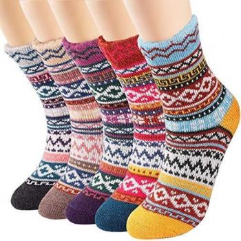 Fleece‑Wool Luxury Socks – Christmas Gift Bundle