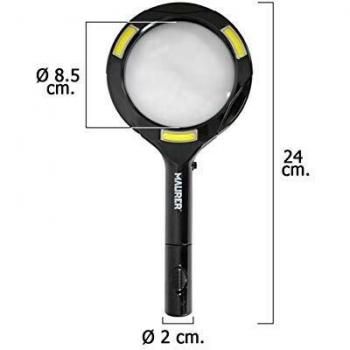 Lupa con LED 2,5 aumentos
