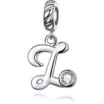 Breloque Lettre Z en Argent Sterling 925 pour Femmes