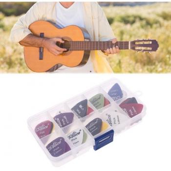 Juego 40 en 1: fundas plásticas de guitarra color aleatorio 0,58‑1,50