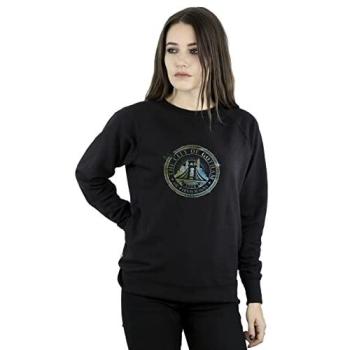 DC The Batman Magna Crest Women's City of Gotham Black Hoodie – XL
