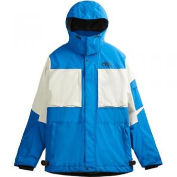 Picture Payma Jacket Herren, Winterjacke, wasserdicht, Größe M, Blau/Weiß