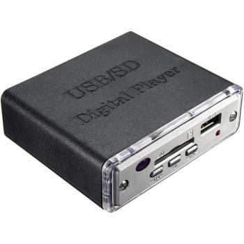 Stéréo amp LED 12 V Moto – lecteur MP3, USB, SD, MMC & télécommande