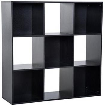Black Home Office Shelves