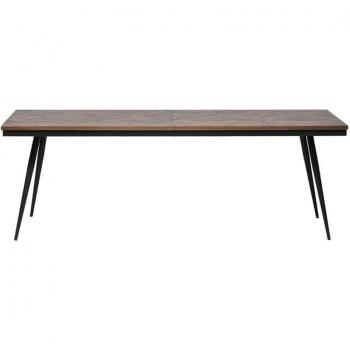 Table Rhombic pour repas en famille en teck naturel