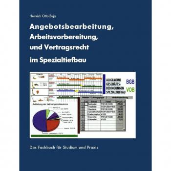 Angebotsbearbeitung, Arbeitsvorbereitung im Spezialtiefbau