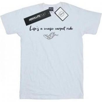 Aladdin Life’s Enchanted Carpet T-Shirt for Men (White, L)