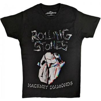T-shirt unisexe adulte The Rolling Stones faded logo Hackney Diamonds