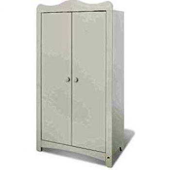 Armoire enfant 2 portes Florentina Pinolino blanc