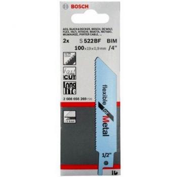 Bosch Professional Säbelsägeblatt S 522 EF, 2 Stück, Flexible for Metal