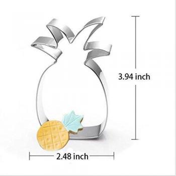 Couvercle de biscuit décoratif Ananas-Flamingo-Cocotier