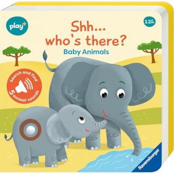 Ravensburger Play+ Shh… Who's there? Baby Animals (My First Seek and Find Sound Book), Baby book 12+ months