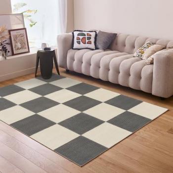Grey & Beige Modern Mosaic Floor Mat – 160x230 cm