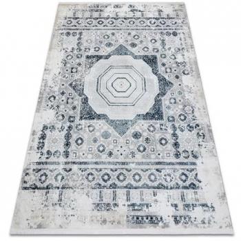 Tapis Doux avec Franges Duke 51542 Crème/Bleu 160x220 cm