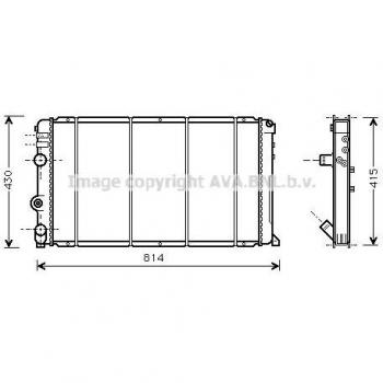 Ava 2263 Radiator – Engine Cooling