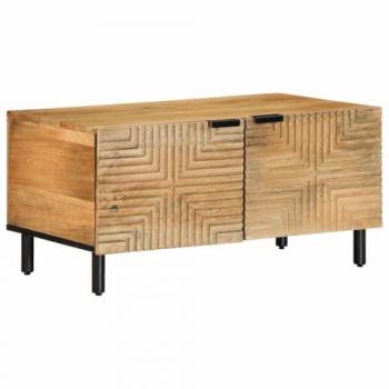 VitaMango Tavolino da Salotto 80x50x40 – Legno Massiccio
