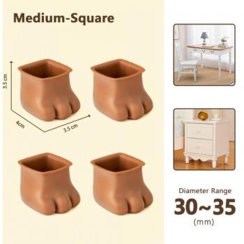 Silicone Cat Paw Furniture Leg Protectors