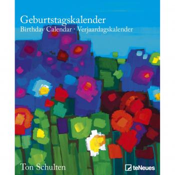 Ton Schulten: Ton Schulten Flowers Birthday Calendar
