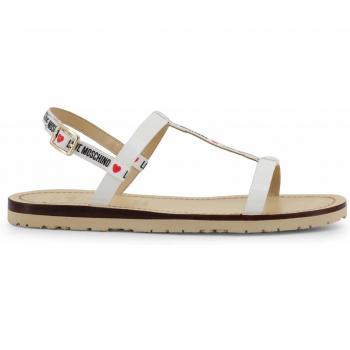 UK Size 4 Love Moschino Women's White Comfort Sandals