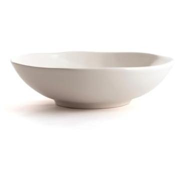Plato Hondo de Cerámica con Diseño Orgánico 20,5cm