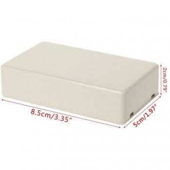 Plastic DIY Electronics Box 3.34L x 1.96W x 0.83H
