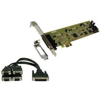 EXSYS EX‑45354: PCIe, Seriale, Temperature 0–55 °C / –40–75 °C, 5–95% RH, RS‑422/RS‑485