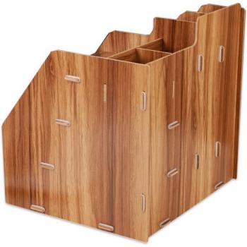 Wooden Stationery Storage Rack