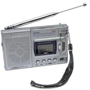Radio Multibanda BVC R938 con Reloj y Alarma