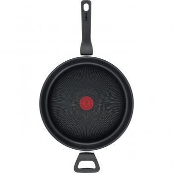 Tefal Hard Titanium Pro Schmorpfanne 28 cm mit Glasdeckel