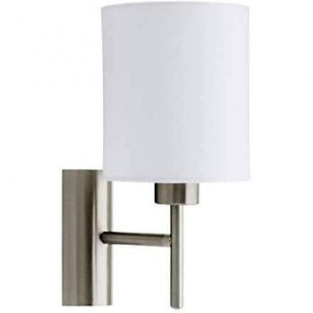 Netlighting Pasteri 1 Light Indoor Wall Light Satin Nickel, E27
