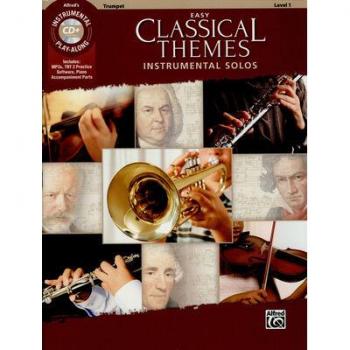 Easy Classical Themes Instrumental Solos : Trumpet, Book & CD