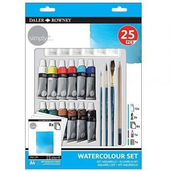 Daler-Rowney 25-teiliges Aquarell-Set