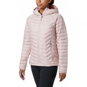Chaqueta de Plumón Columbia Powder Lite con Capucha para Mujer, Rosa