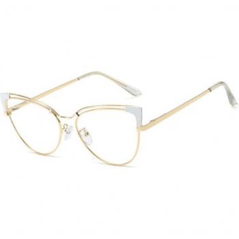 Katzenauge CRIXALIS Damen-Computerbrille – Blaue Lichtblocker, UV400 Metallgestell